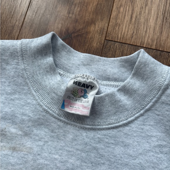 Unisex Vintage 90s Fruit of the Loom WSHS Spartans varsity crewneck - Picture 3 of 8